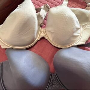 Vanity Fair Beige and Gray Bras